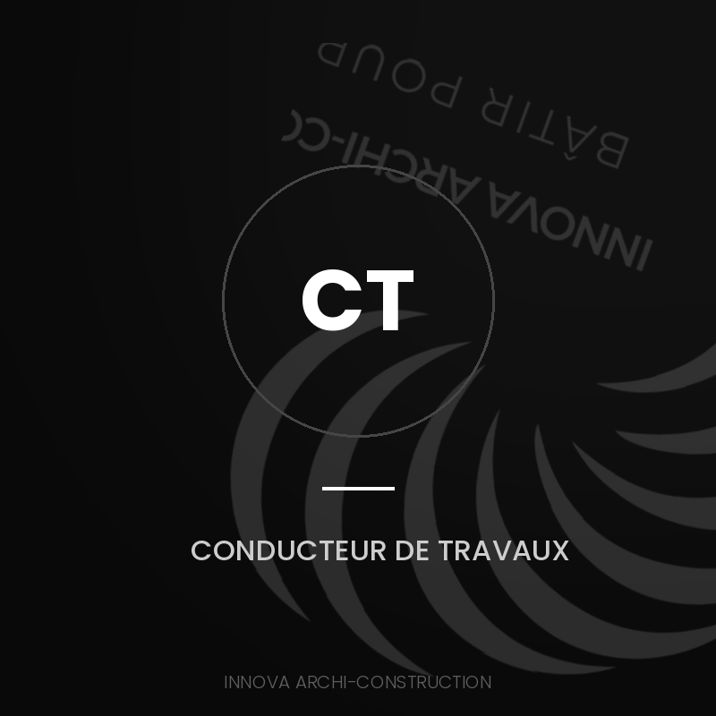 Conducteur travaux 